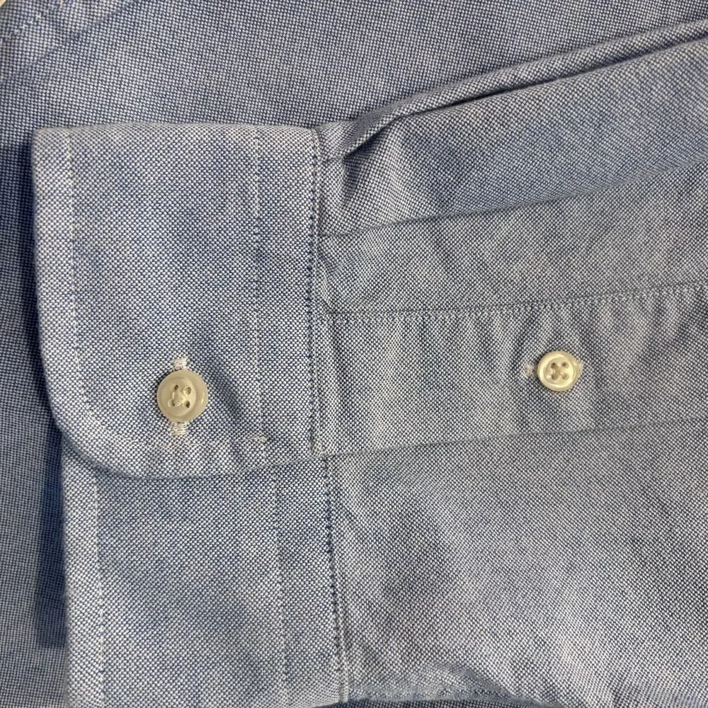 Ralph Lauren - Men's Oxford shirt with embroidered multicolored signature pony. - Picture 6 of 7